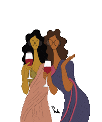 Festival Saree Sticker by Suta Bombay