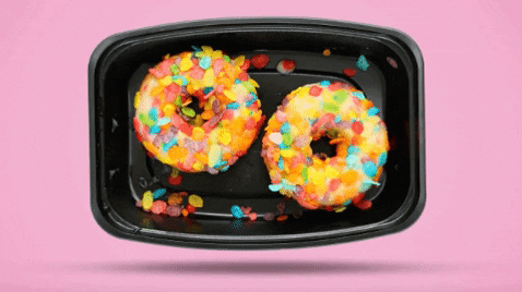 superfit_foods giphygifmaker color donuts cereal GIF
