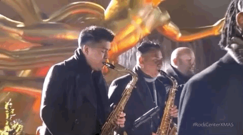 christmas in rockefeller 2018 GIF by NBC
