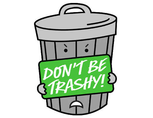 garbage recycle Sticker by lushcosmetics