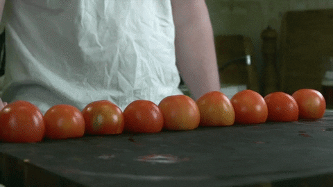 knives tomatoes GIF
