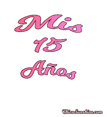 chicasunshineshop giphyupload birthday girl quinceanera sweet 16 Sticker