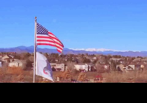 inspiring american flag GIF