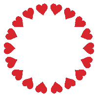 Coracoes Love Sticker