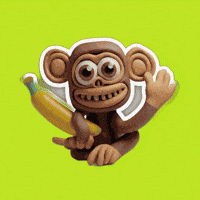 Hungry Monkey GIF
