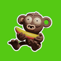 Hungry Monkey GIF