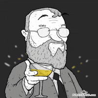 porkyisland celebrate cheers fireworks champagne GIF