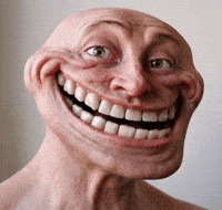 Troll Face Realism GIF