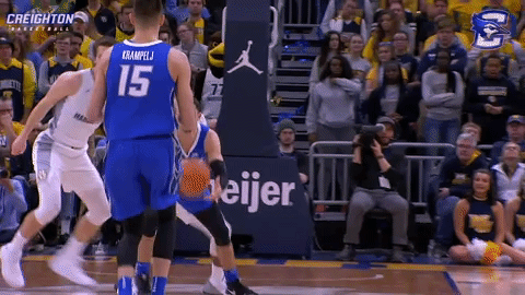slam dunk GIF by Creighton University Athletics