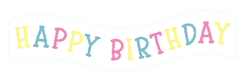 Happy Birthday Sticker by Bel Diniz
