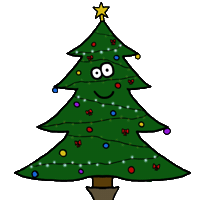 Christmas Tree Sticker
