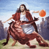 Basketball Jesus GIF