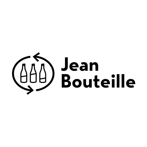 Jean_Bouteille bottle sustainable bio ecofriendly Sticker