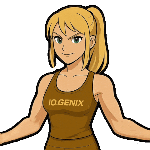 Girls Power Biceps Sticker by Io.Genix
