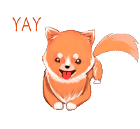 Happy Excited Sticker