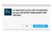 laudinaro bro error psd photoshop error Sticker