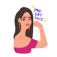 SaralinaTV girl power you got this encouragement happy monday Sticker