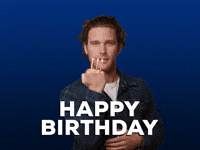 Happy Birthday GIF by Aaron Taos