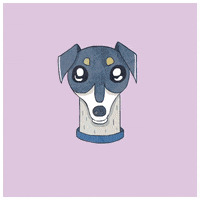 art dog GIF by Nicolette Groome