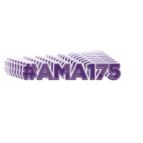 AmericanMedicalAssociation giphygifmaker celebrate purple anniversary Sticker