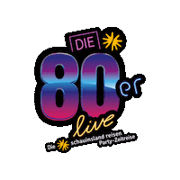 80S 80Er Sticker by Markus Krampe Entertainment
