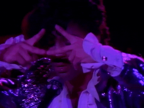 prince little red corvette GIF