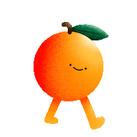 clement_dolais orange tangerine clementdolais Sticker
