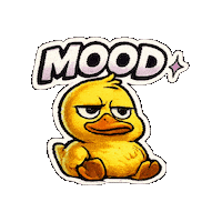 Mood Duckie Sticker