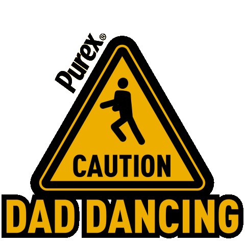 PurexLaundryDetergent giphyupload dancing dad father Sticker