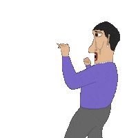 Angry Karate Sticker