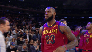 lebron james cle GIF by NBA