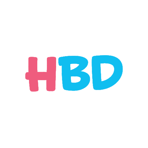 Birthday Type Sticker by Pencil & TIE ®