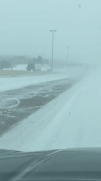 Snow Reduces Visibility in Oklahoma Amid 'Historical' Winter Weather