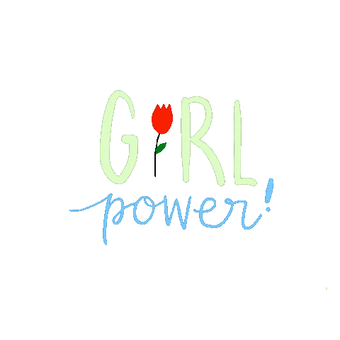 Ponulart girlpower Sticker