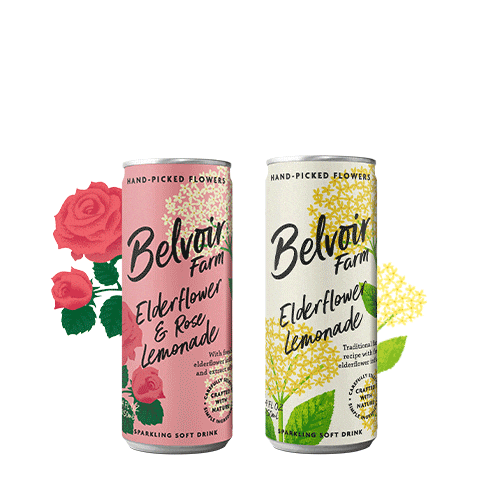 Whole Foods Elderflower Sticker by Belvoir Lemonades & Cordials