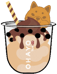 Bubble Tea Icecream Sticker by OHAYOTEA