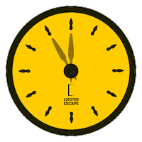 Lofoten_Escape clock countdown escape room lofoten Sticker