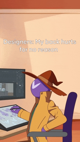 My Back Magic GIF