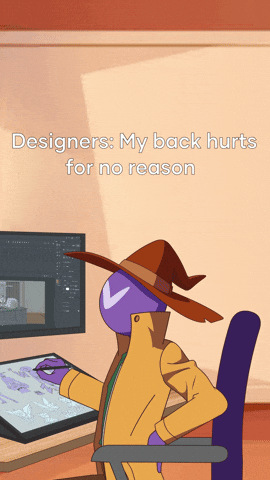 My Back Magic GIF