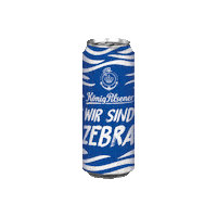 Bier Dose Sticker by König-Brauerei
