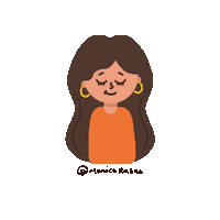Cute Girl Sticker