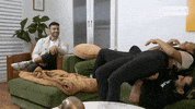 Sarah Watching Tv GIF by Gogglebox Australia