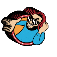 WrekonizeMusic music dj headphones mayday Sticker