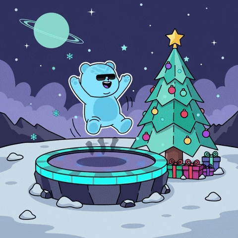 Merry Christmas Happy Holidays GIF by Kanpai Pandas