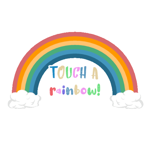 ZentasticFit giphyupload smile rainbow yoga Sticker