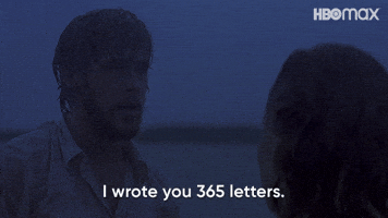 I Love You Letters GIF by HBO Max