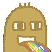 Clayguy Throw Up Sticker