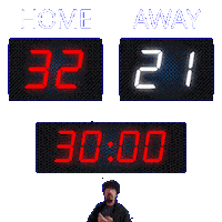 21 Away Sticker