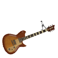Guitar Sticker by Tarara