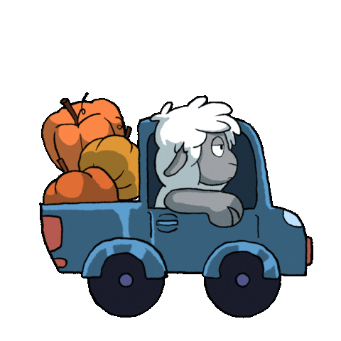 Autumn Pumpkin Sticker by The Sad Times